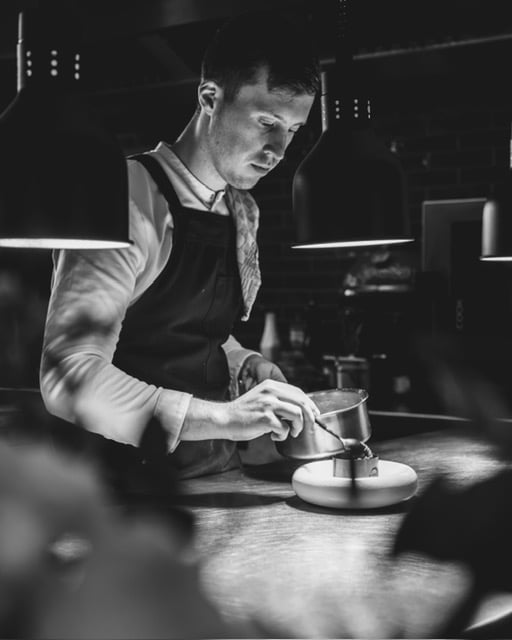 Gerecht van restaurant A'muze22