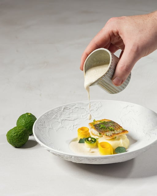 Gerecht van restaurant A'muze22